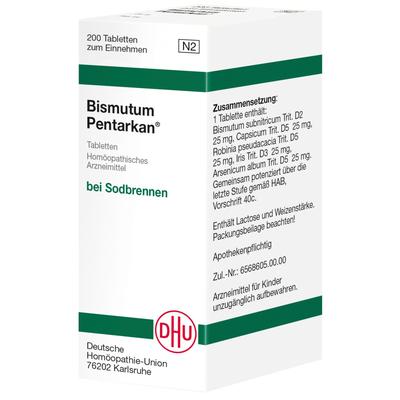 Bismutum Pentarkan Tabletten 200 St