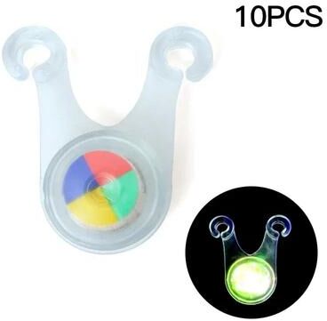 Uplifted Goods Waterproof LED Tent Rope Safety Lights 10pcs Multicolor