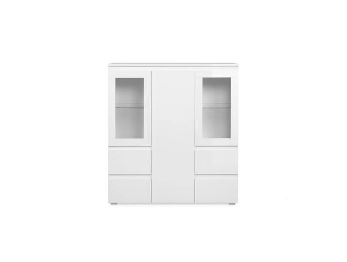 Highboard Capetown Weiß HG B: 116 cm