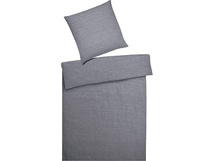 elegante Halbleinen Bettwäsche Breezee dunkelgrau