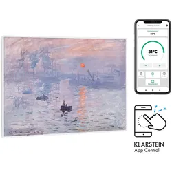 Wonderwall Air Art Smart Infrarotheizung 80x60cm 500W Wandmontage Sonnenaufgang