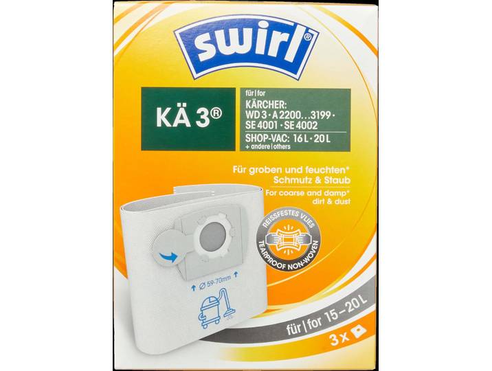 Swirl Staubfilterbeutel KÄ 3