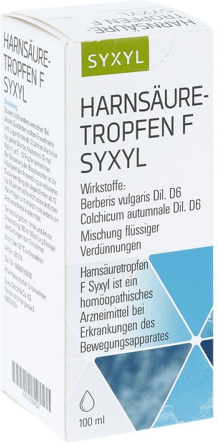 Harnsäuretropfen F Syxyl Lösung 100ml