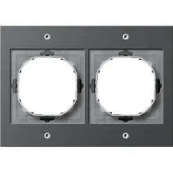 Gira Abdeckrahmen 2-fach anthrazit TX44 021267