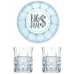Nachtmann Whiskyglas Gravur Big Deal, Whiskeygläser Set, Gravur, Geschenk, Kristallglas, 345 ml, 2er Set