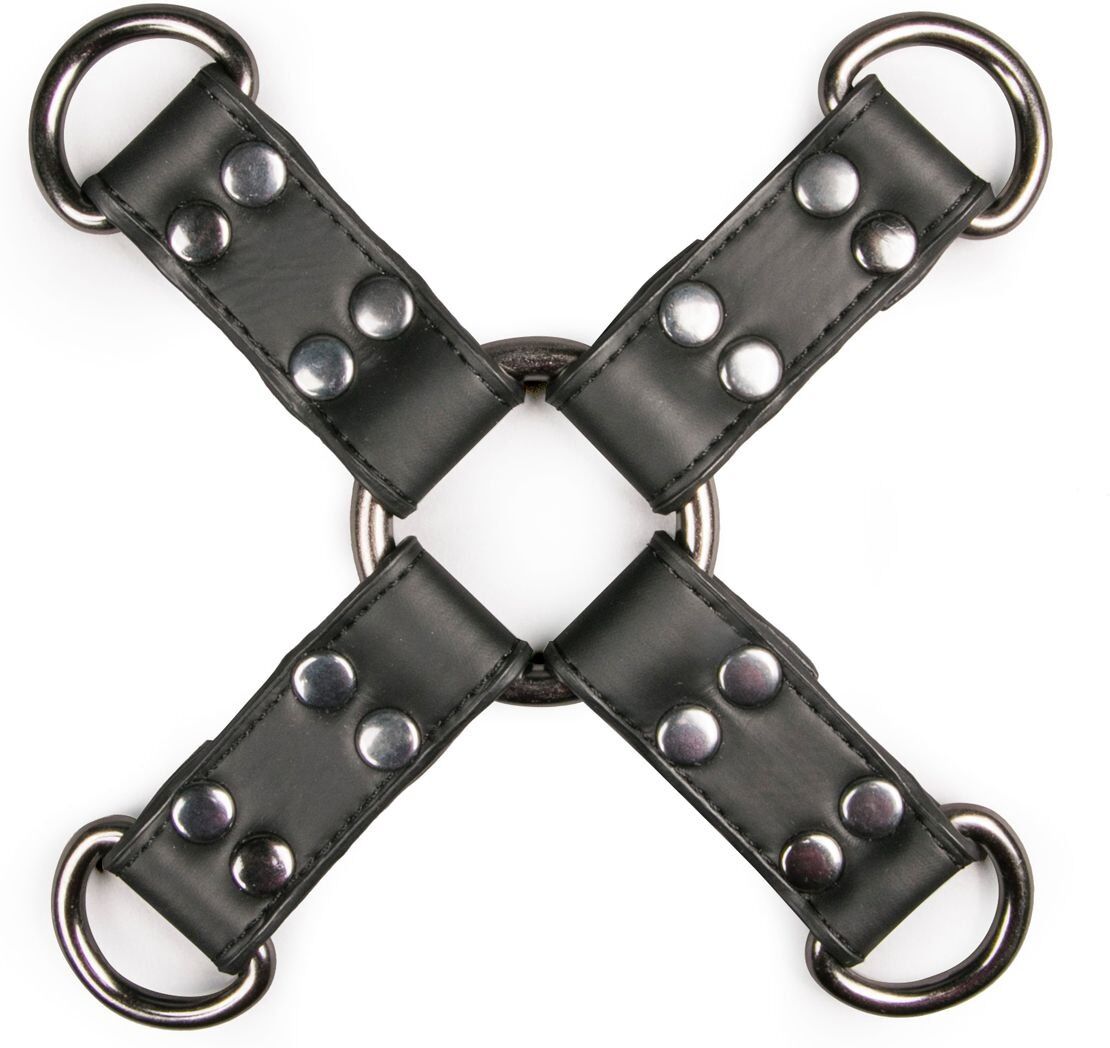 Easytoys Fetish Collection Hogtie en cuir noir