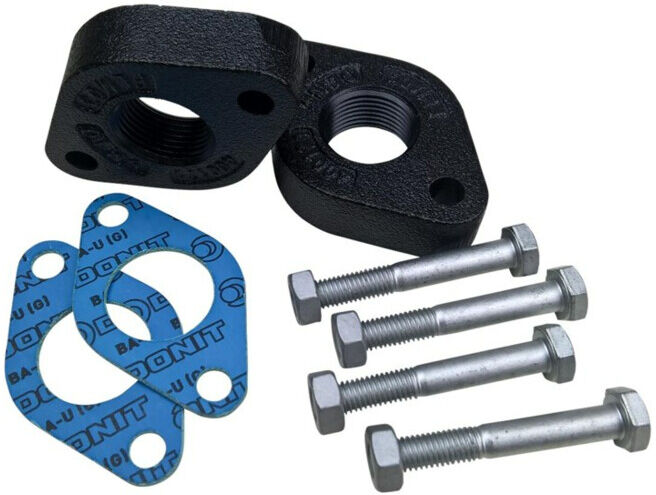 Grundfos Accessoires pour pompes centrifuges verticales Jeu de brides ovales Rp1 Fonte grise (96449748)