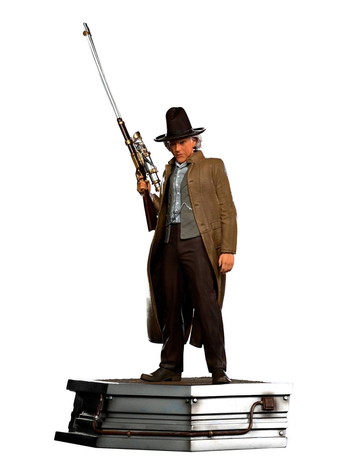 Iron Studios Terug naar de Toekomst III Doc Brown Art Scale Figuur - 32 cm