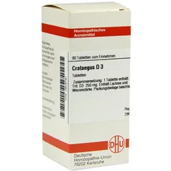 Crataegus D 3 Tabletten 80 St