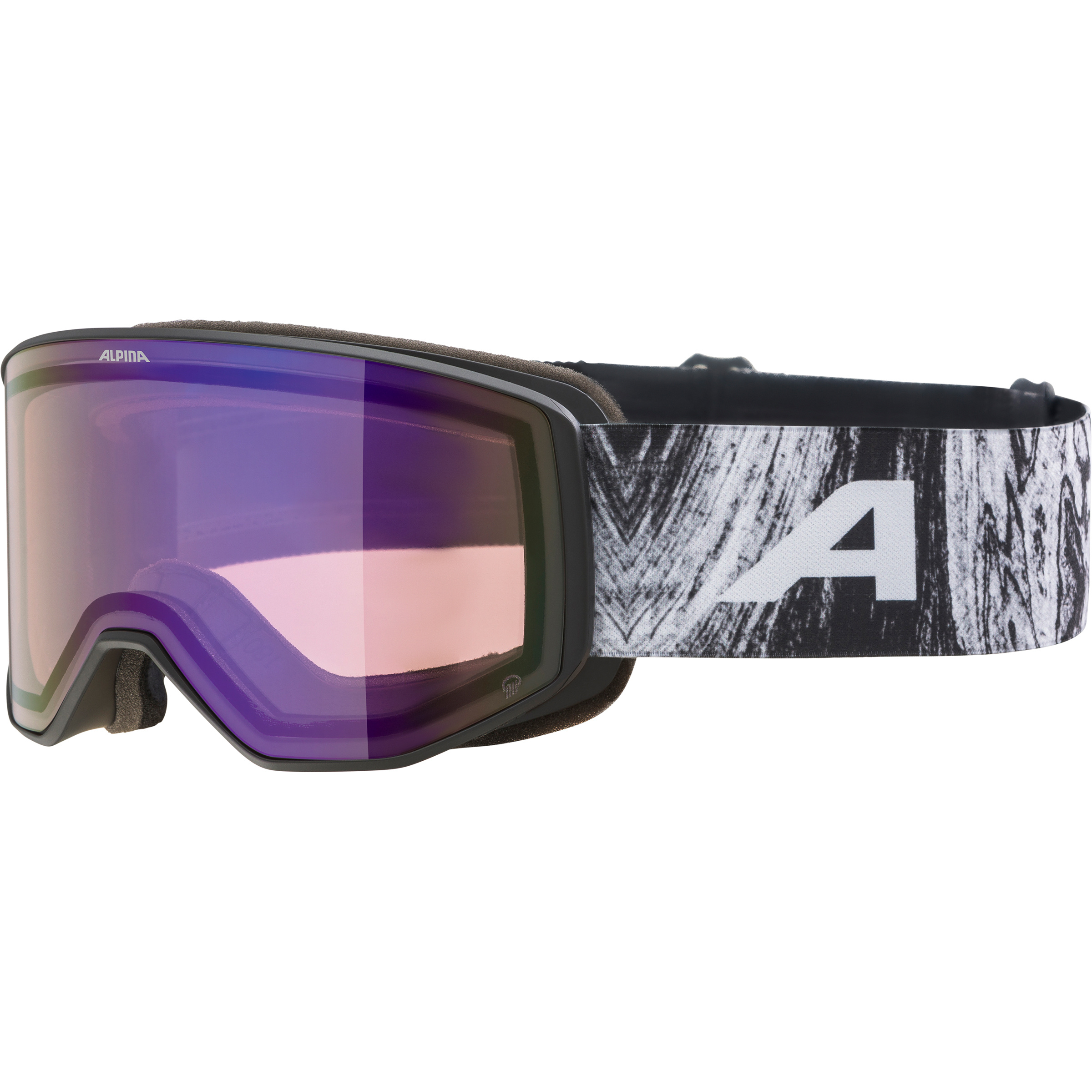 Alpina Venet Q Skibrille Skibrillen schwarz Größe M Skifahren | Freeride
