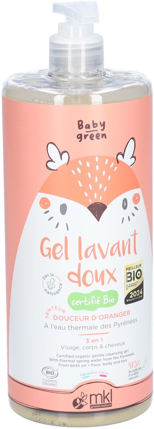 MKL GREEN NATURE MKL Baby Green GEL LAV BIO 1L 1000 ml Duschgel