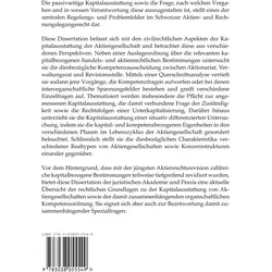 Die Kapitalausstattung der Aktiengesellschaft im Kompetenzgefüge ihrer Organe, Fachbücher von Benedikt L. Rutscheidt