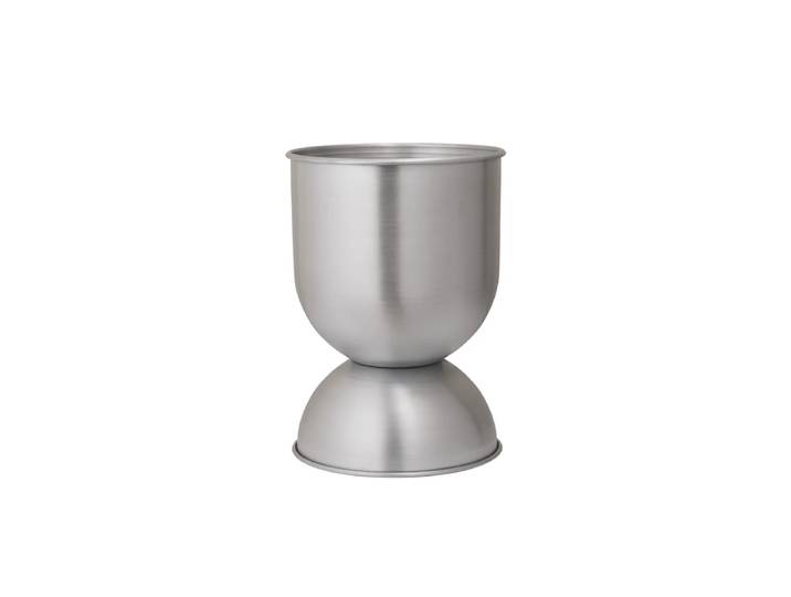 Ferm Living - Hourglass Blumentopf small, Ø 30 x H 42,5 cm, Aluminium