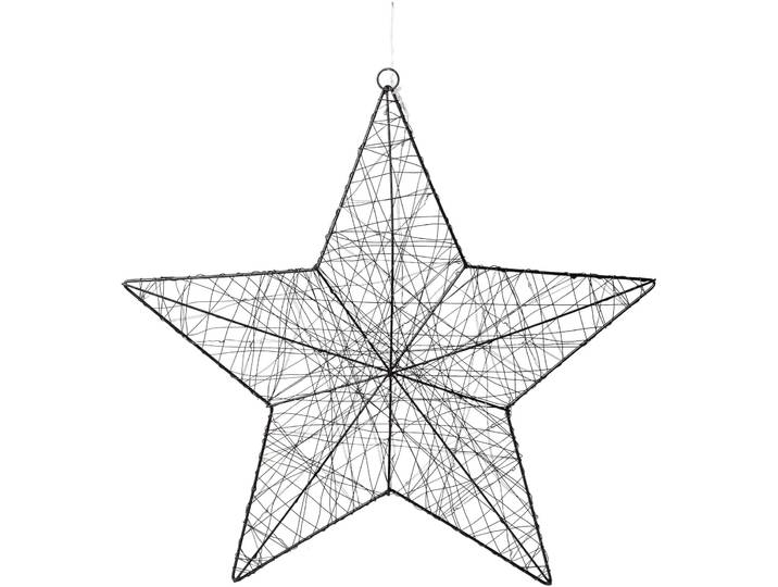Dekostern CREATIV LIGHT, schwarz, B:50cm H:50cm, Metall, Dekosterne, Dekostern, mit 50 LEDs