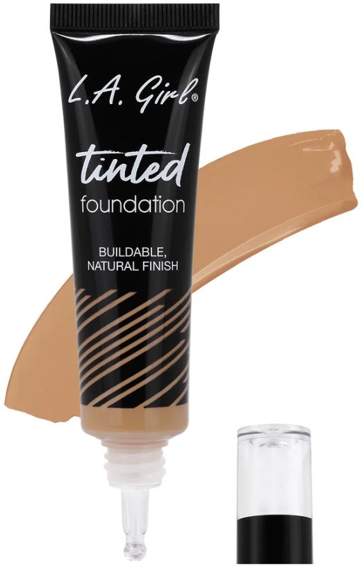 L.A. Girl Tinted Foundation Buildable, Natural Finish 30mL Tan