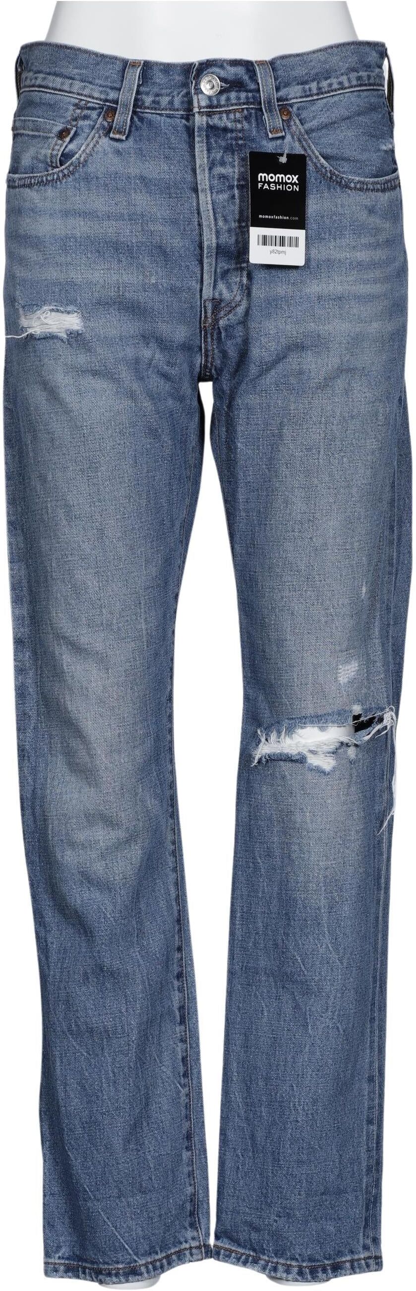 Levis Damen Jeans, Blau, Gr. W27, Baumwolle / Hanf - Second Hand
