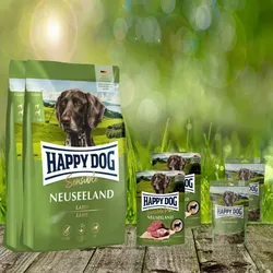 2 x 12,5 kg Happy Dog Sensible Neuseeland + Zugabe