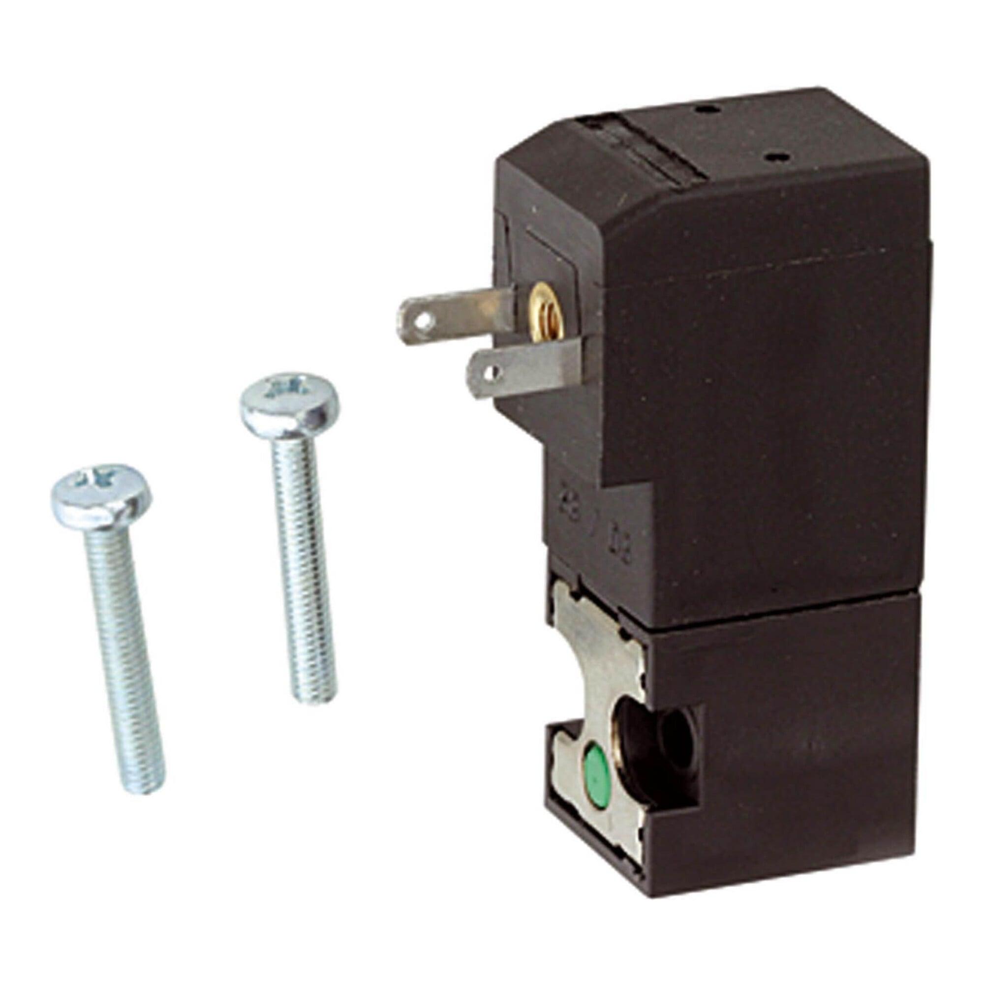 Riegler 3/2-Mini-Magnetventil direktgesteuert NC, 24 VDC, fürGerätestecker (MV 1051.3)