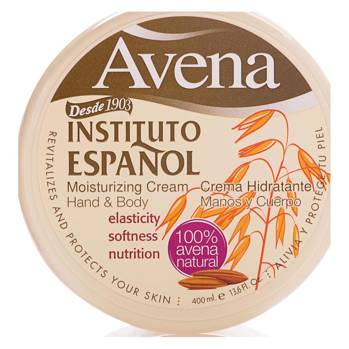 Instituto Español Instituto Espanol - Avena Moistrurizing Cream Hand & Body Cream Is Body Oss - 400ML (Körpercreme, 400 ml) (8411047146033)