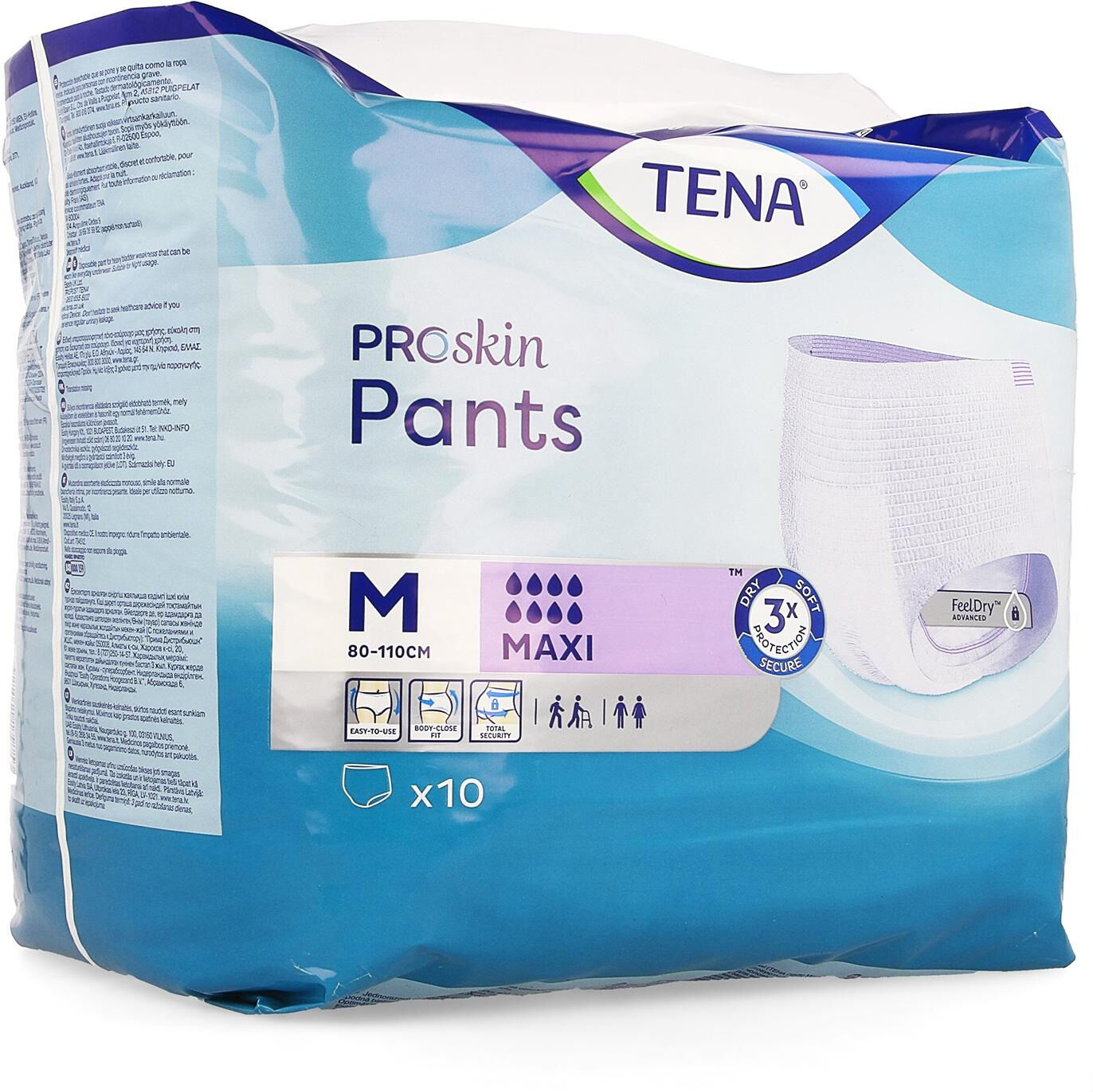 Tena Proskin Pants Maxi Medium 10 Pièces