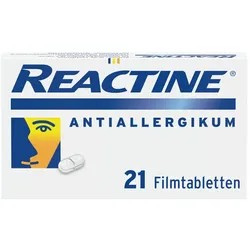 Reactine Allergietabletten mit Cetirizin bei Allergien 21 St