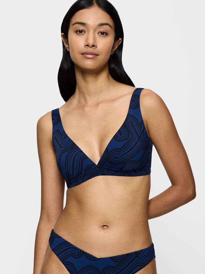 Triumph Bikini-Oberteil "Flex Smart Summer" in Dunkelblau - L
