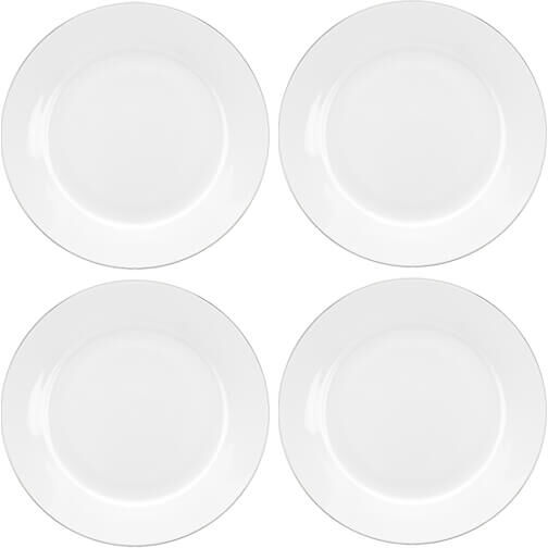 Royal Worcester Serendipity Platinum Set of 4 Side Plates