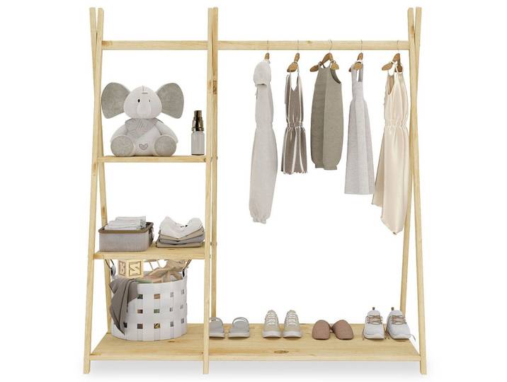 KINDERGARDEROBE LOTTE natur