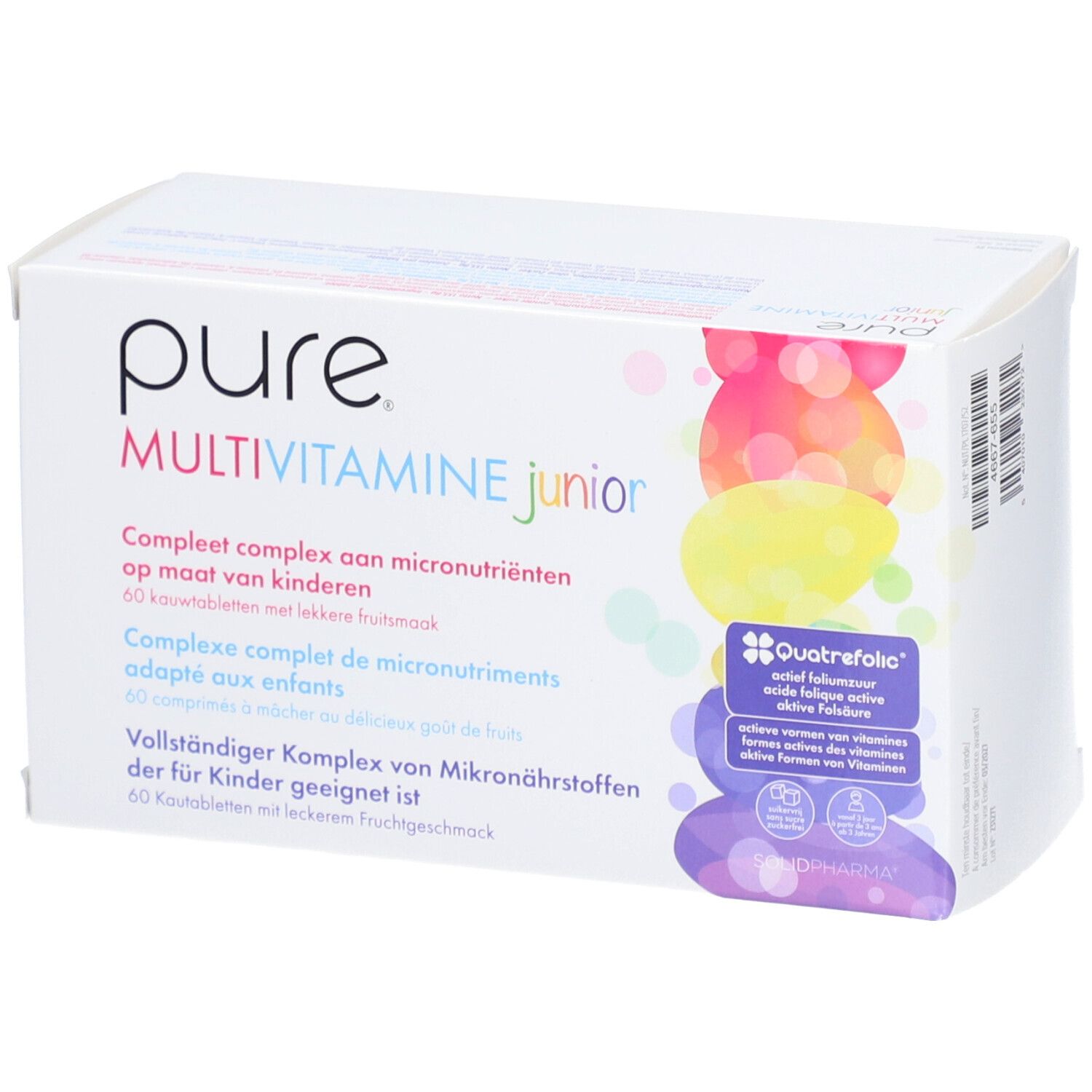 Pure Multivitamine Junior 60 St Kautabletten