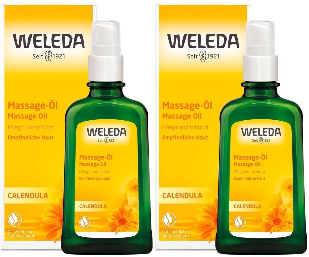 Weleda Calendula Massa OEL x2 2x100 ml Massageöl