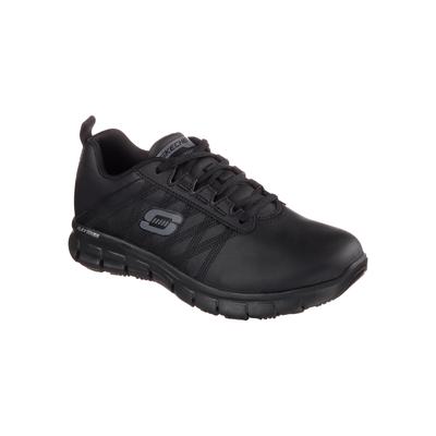 Berufsschuh SKECHERS "Sure Track Earth II" Gr. 38, schwarz, 38, Obermaterial: 50% Rindsleder Leather cow. 50% Lammleder LEL., Schuhe