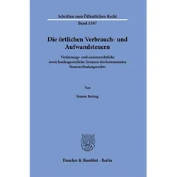 Bering:Die örtlichen Verbrauch- und Auf, Fachbücher von Simon Bering