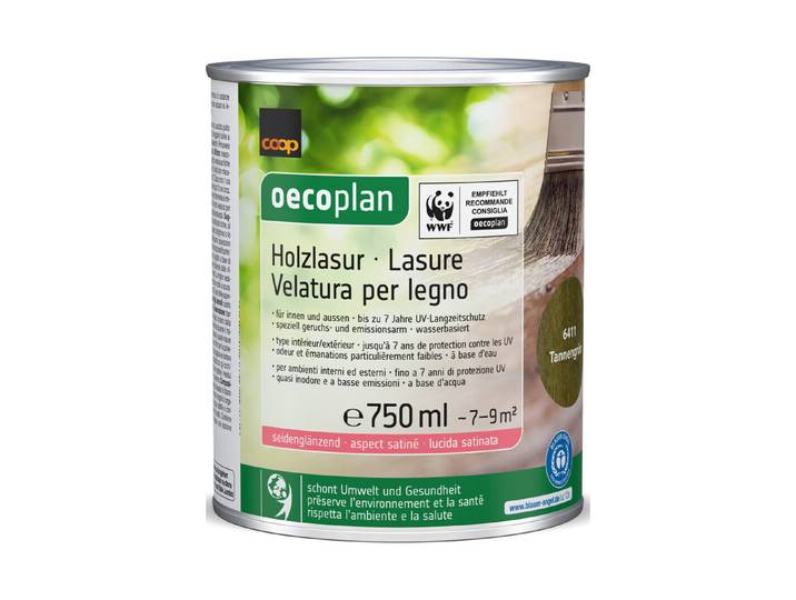 Oecoplan Holzlasur Tannengrün 750 ml