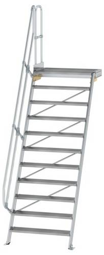 MUNK Günzburger Steigtechnik 600411 Aluminium, Stahl verzinkt Treppe