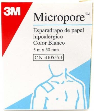 3M 3 M Esparadrapo Micropore Papel Blanco 5 mmx5 M 1 ud