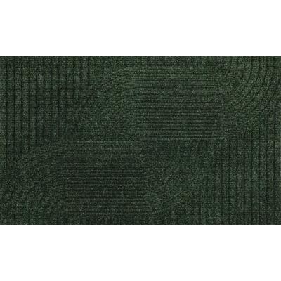 Fußmatte "Loop midnight green", grün, B:45cm H:8mm L:75cm, Obermaterial: 50% Polyester, 50% Polypropylen, WASH+DRY BY KLEEN-TEX, Teppiche, Fußmatte