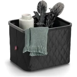 Zeller Present, Aufbewahrungskorb, Aufbewahrungskorb Polyester/Bambus 40.5x33x30 cm (33 cm)