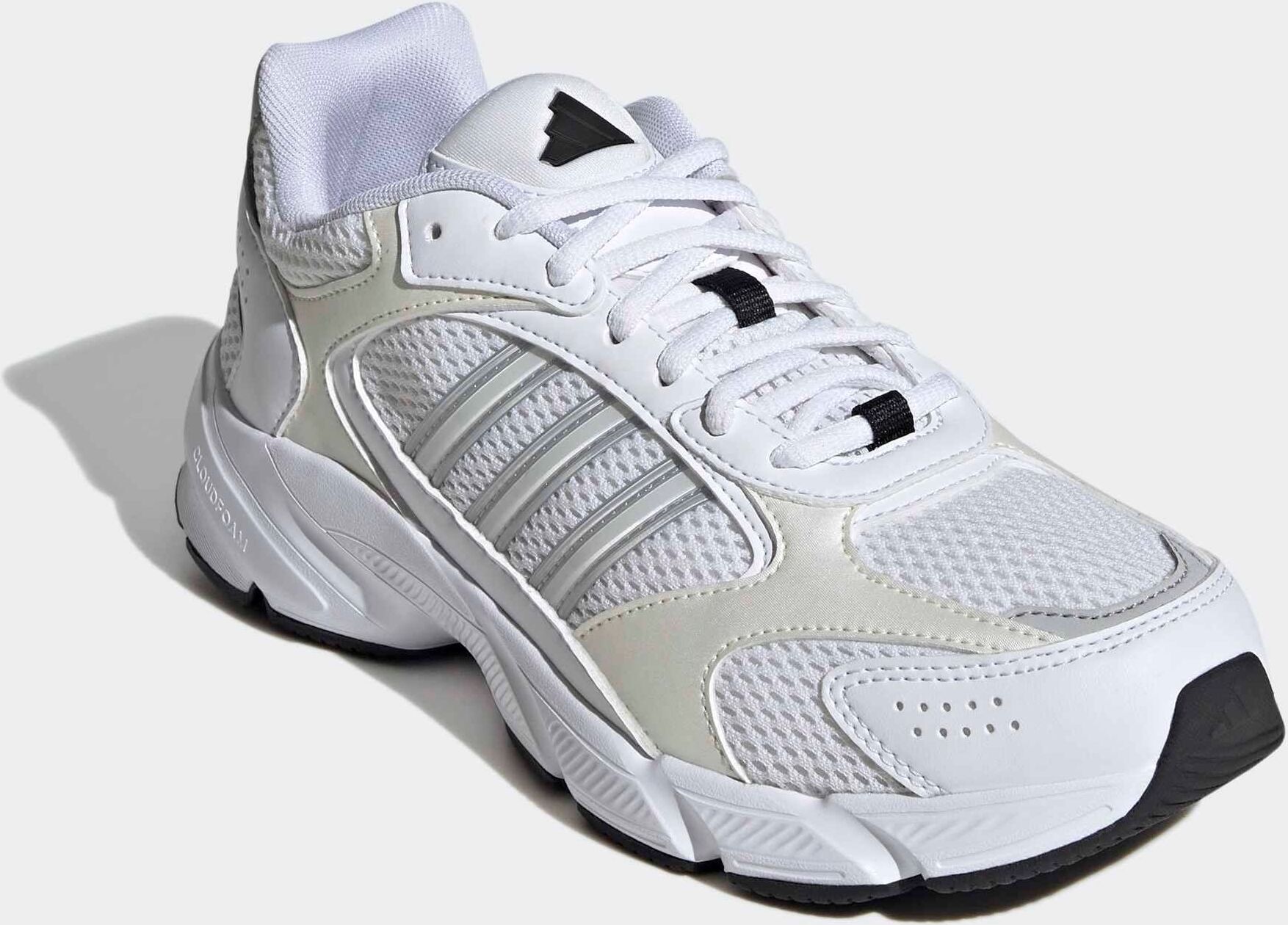 Sneaker ADIDAS SPORTSWEAR "CRAZYCHAOS 2000", Damen, Gr. 37, weiss (cloud weiß, grau two, core schwarz), Synthetik, Textil, Schuhe Sneaker, inspiriert vom Design des adistar control cloud weiß, grau two, core schwarz 37