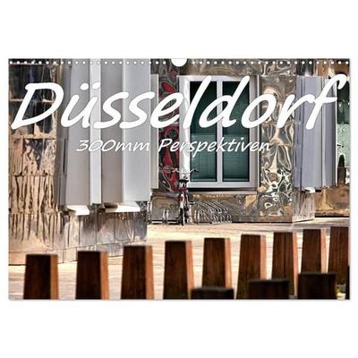 Düsseldorf - 300mm Perspektiven (Wandkalender 2027 DIN A3 quer), CALVENDO Monatskalender