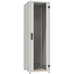 EFB Elektronik Netzwerkschrank (18 HE, 19 Zoll Rack), Serverschrank, Grau