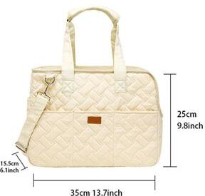 Uplift Treasures Breathable Portable Cat Carrier Bag beige Trumpet