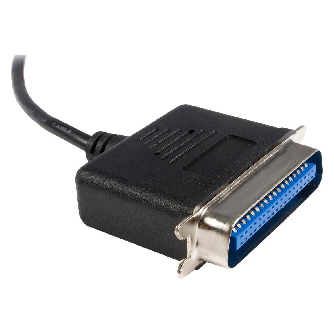 StarTech USB To Parallel Printer Cable (1.90 m, Parallel (Drucker)) (ICUSB1284)
