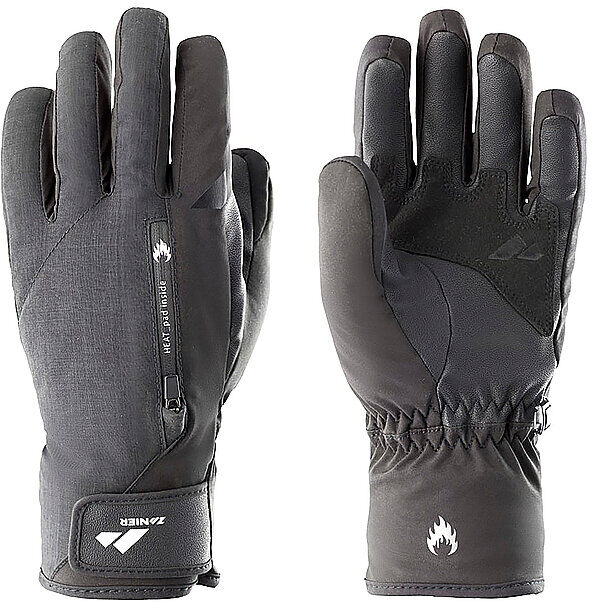 ZANIER Damen Skihandschuhe Serfaus schwarz   6,5 W