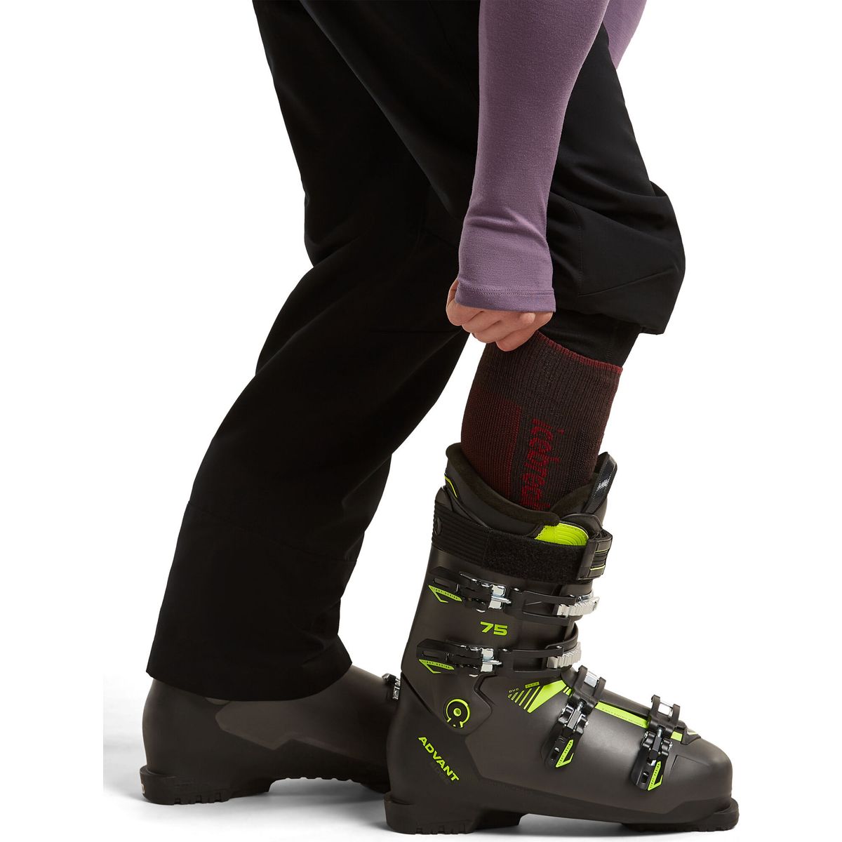 Icebreaker M Mer Ski+ Light OTC bittersweet/port/black (IB0OE) S 0A573NIB0OE-S