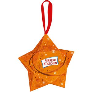 Ferrero-Küsschen Pralinen Kleiner Stern, 4 Stück, einzeln verpackt, 35 g