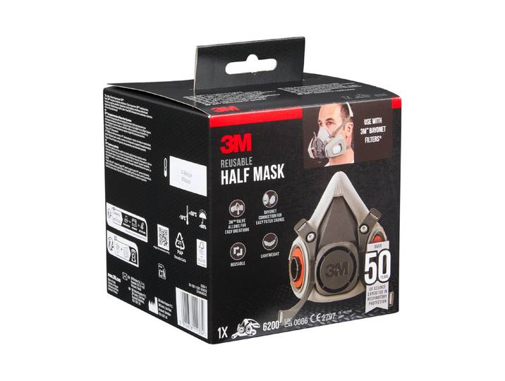 3M Maskenkörper für wechselbare Filter 6200