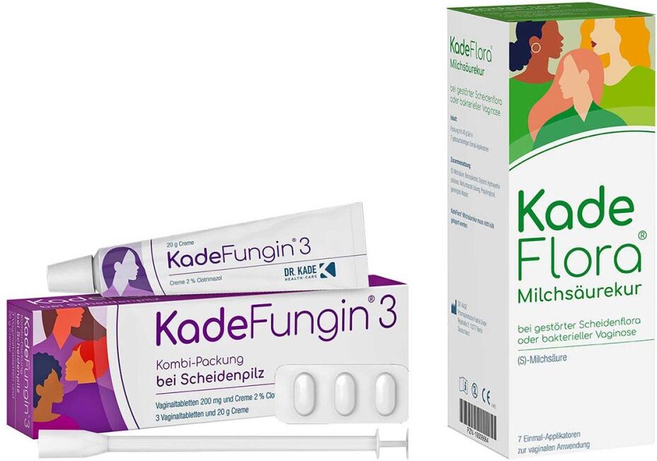 Kadefungin 3 + Kadeflora Milchsäurekur