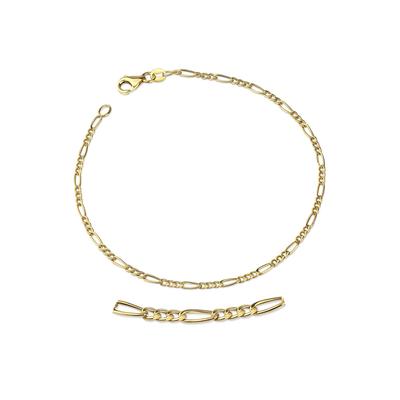 Goldarmband FIRETTI "Schmuck Geschenk Gold 333 Armkette Figarokette" Gr. 19, gold (gelbgoldfarben), Armbänder, Damen, 19, Gelbgold 333, Goldarmband, Made in Germany