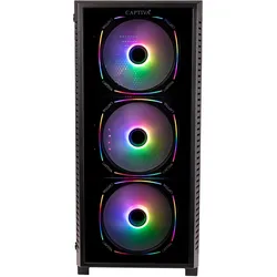 Captiva PC Ultimate Gaming R10-3282 (Ryzen 9 7950X/RTX 5090, 32 GB GDDR7/SSD 2 TB/64 GB/WLAN/ohne (2000 GB, 64 GB, AMD Ryzen 9 7950X, GeForce RTX 5090), PC, Schwarz