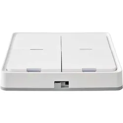 Nedis, Lichtschalter + Storenschalter, ZBWS40WT Smartlife WiFi Wandschalter, Weiss